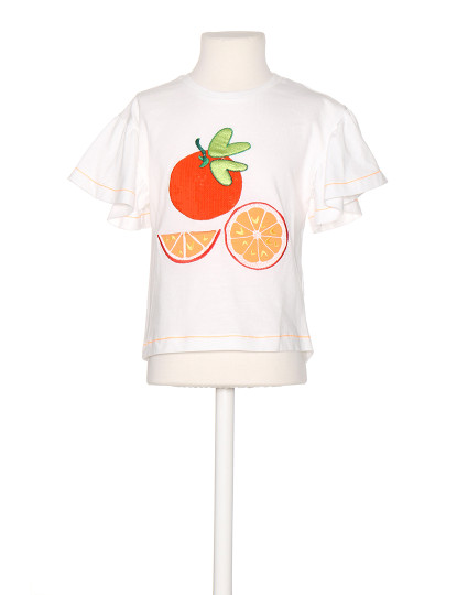 imagem de T-Shirt de Menina Branco1