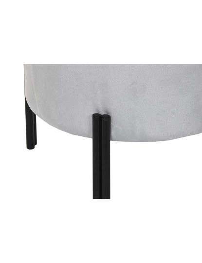 imagem de Repousa pés DKD Home Decor Cinzento Metal Poliéster (42 x 42 x 42 cm)4