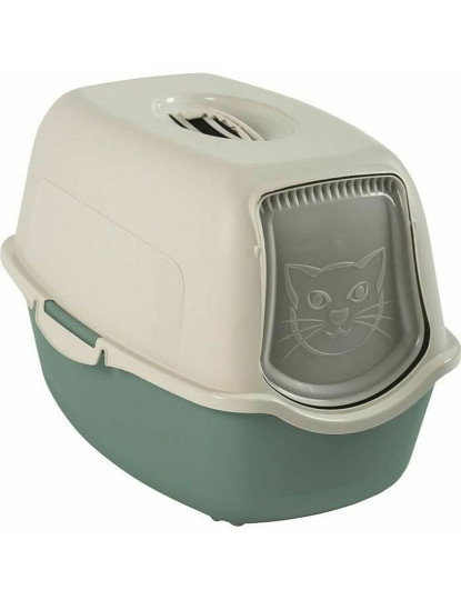 imagem de Caixa de Areia para Gatos Rotho My Pet BAILEY Branco/Verde1