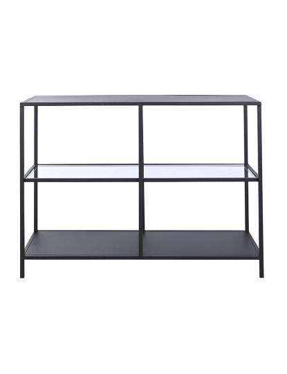 imagem de Consola DKD Home Decor Preto Metal Cristal 100 x 35 x 80 cm5