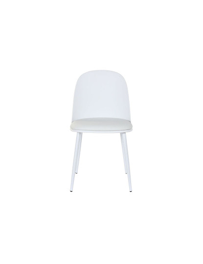 imagem de Cadeira de Sala de Jantar DKD Home Decor Branco 45 x 48 x 83 cm4