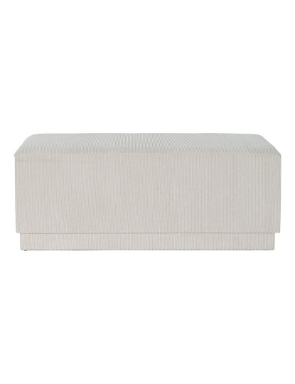 imagem de Banqueta DKD Home Decor Bege Madeira MDF 100 x 40 x 40 cm3