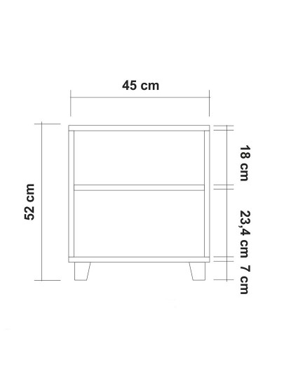 imagem de Mesa de Cabeceira Leva Alfa Forest Atlantic Pine4