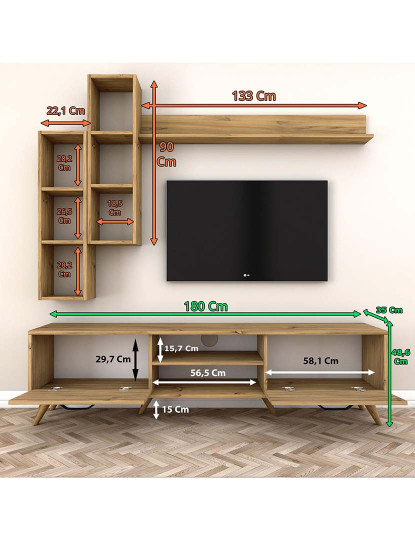 imagem de Móvel TV Nogueira10