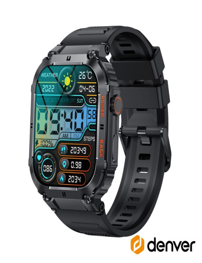 imagem de SmartWatch P/ Android iOS Preto DENVER                      1