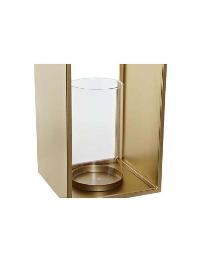 imagem de Porta-Velas Metal Dourado3