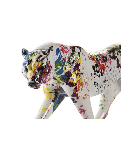 imagem de Figura Resina Leopardo Multicor2