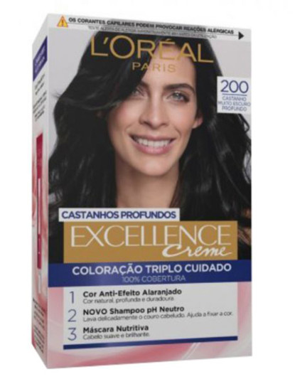 imagem de Tinta Excellence Brunette 200-Castanho Muito Escuro Real1