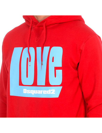 imagem de Hoodie Homem Vermelho Azul2