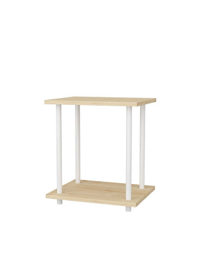 imagem de Mesa Apoio Bristol Branco Oak6