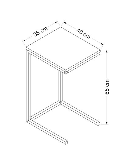 imagem de Mesa Apoio Davin Walnut7