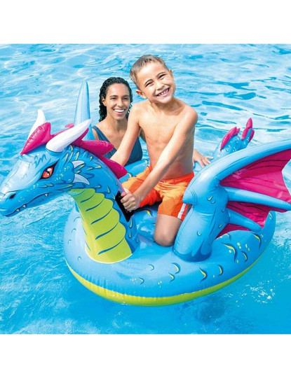 imagem de Figura Insuflável Para Piscina Dragon Azul5