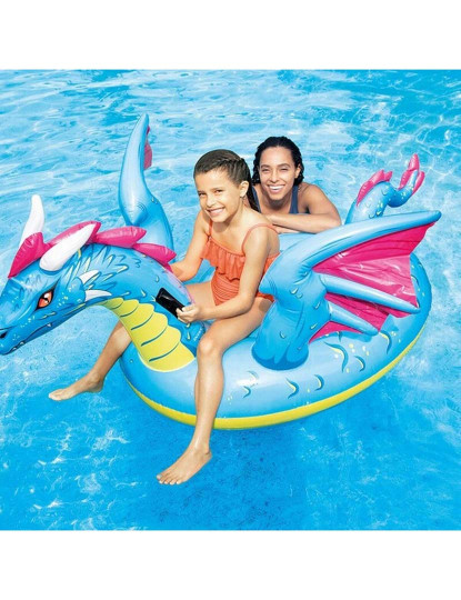 imagem de Figura Insuflável Para Piscina Dragon Azul3