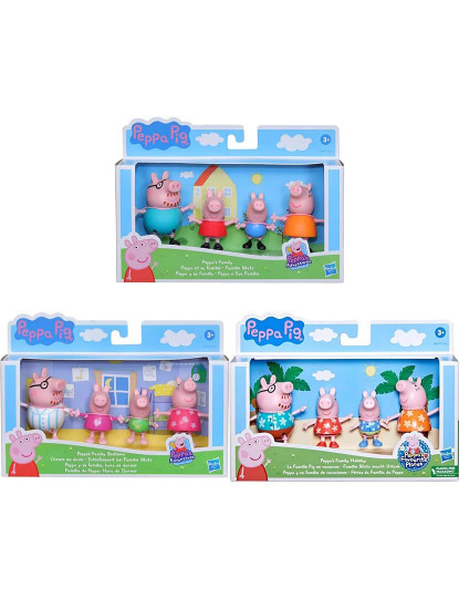 imagem de Peppa Pig Pack 4 Figuras Familia Sortidas F21715L01