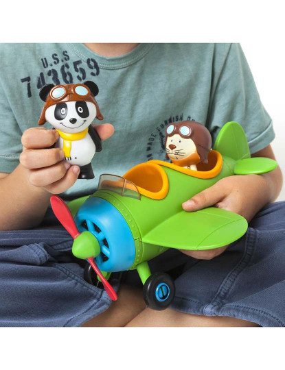 imagem de Panda Avião Com Figuras 1027022