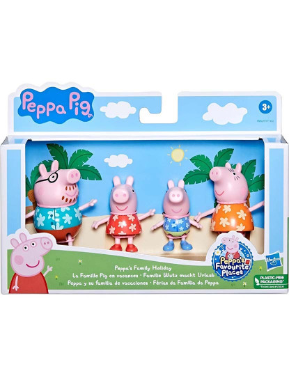 imagem de Peppa Pig Pack 4 Figuras Familia Sortidas F21715L05