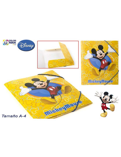 imagem de Capa Plastica C/ Elasticos A4 Mickey 738941