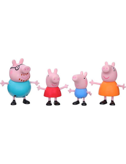 imagem de Peppa Pig Pack 4 Figuras Familia Sortidas F21715L02