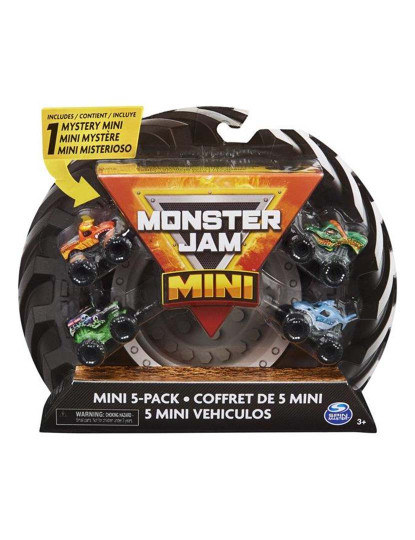 imagem de Monster Jam Pack 5 Mini Veiculos 1242851