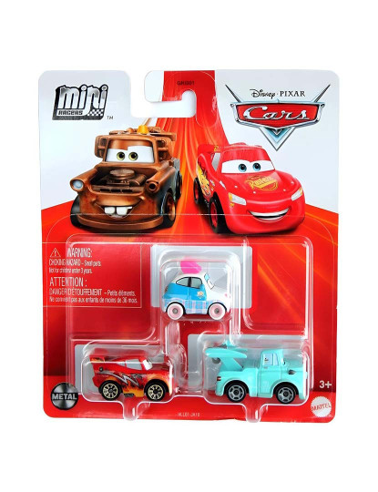 imagem de Cars Pack 3 Mini Racers Sor. Gkg019