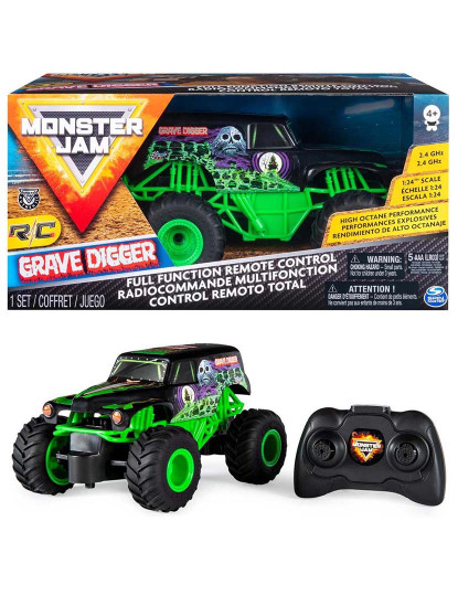 imagem de Monster Jam Rc Grave Digger 1:24 122397/60449551