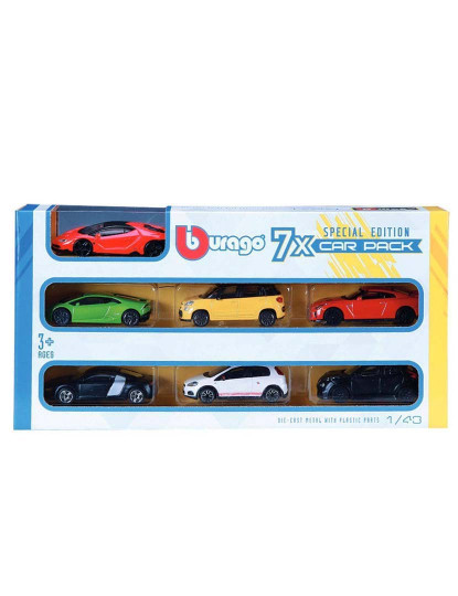 imagem de Burago Conjunto 7 Carros 1:43 18-122931