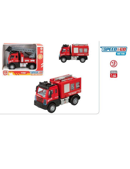 imagem de Veiculos Bombeiros 1:64 Pull Back 498911