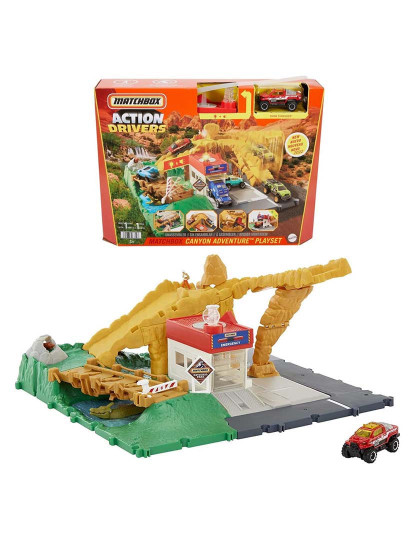 imagem de Matchbox Action Drivers Canyon Adventure Hhh321