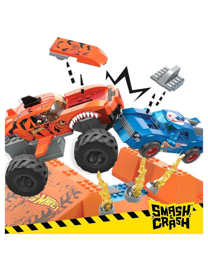 imagem de Mega Hot Wheels Monster Trucks Tiger Shark Hkf884