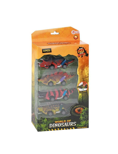 imagem de Conj. 4 Dino-Carros P/B World Of Dinos. 35143A2