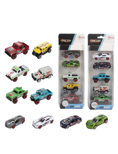 imagem de Conjunto 5 Carros Rally Metal 21482Z1