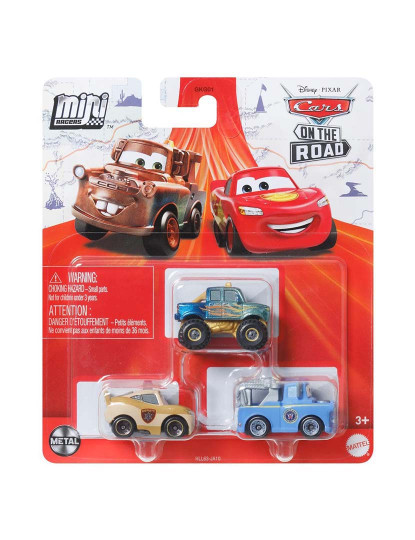 imagem de Cars Pack 3 Mini Racers Sor. Gkg013