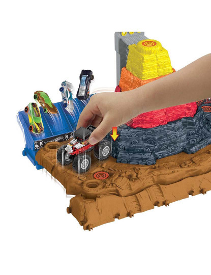 imagem de Hot Wheels Monster Trucks Pista Arena Centra.Hnb964