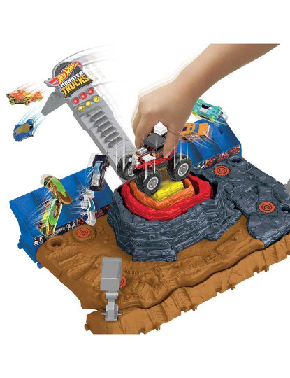 imagem de Hot Wheels Monster Trucks Pista Arena Centra.Hnb963