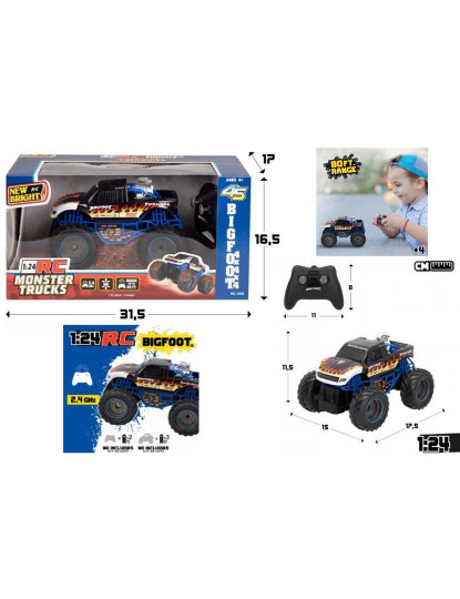 imagem de Carro R/ Control1:24 Monster Truck 465701