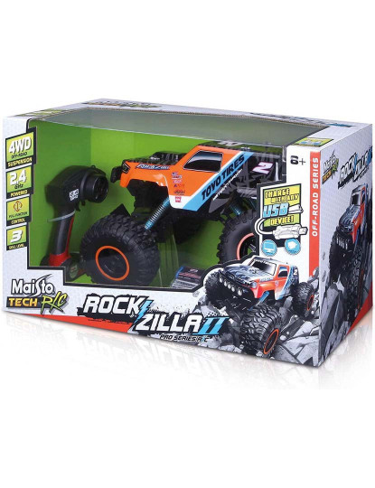 imagem de Maisto Carro Tech R/C Rock Zilla C/ Bat 813401