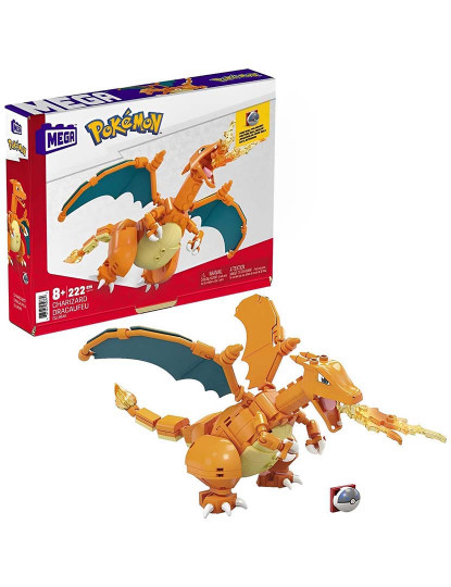 imagem de Mega Pokemon Construx Charizard Gwy771