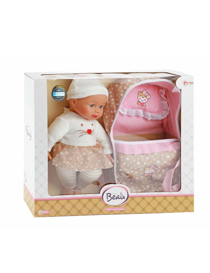 imagem de Boneco Lovely Baby 32 Cm C/ Alcofa 02154A2