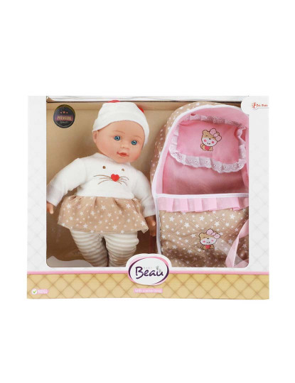 imagem de Boneco Lovely Baby 32 Cm C/ Alcofa 02154A1