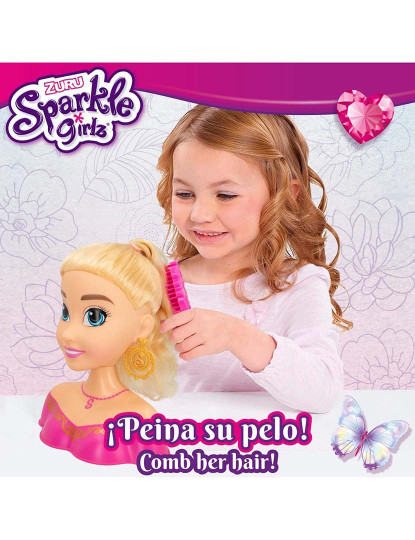 imagem de Busto Boneca Sparkle Girlz C/ Acess. 469322