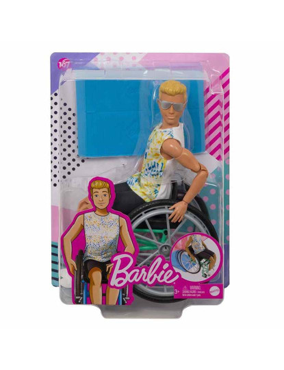 imagem de Barbie Ken Fashionista Cadeira De Rodas Gwx931