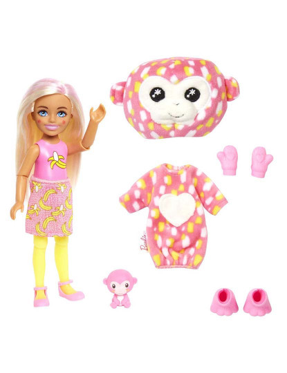 imagem de Barbie Chelsea C.Reveal A.Selva Macaco Hkr142