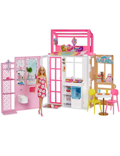 imagem de Barbie Casa Com Boneca Hcd481