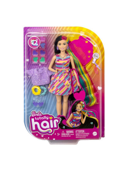 imagem de Barbie Totally Hai Cabelo Extra Comprido Hcm878