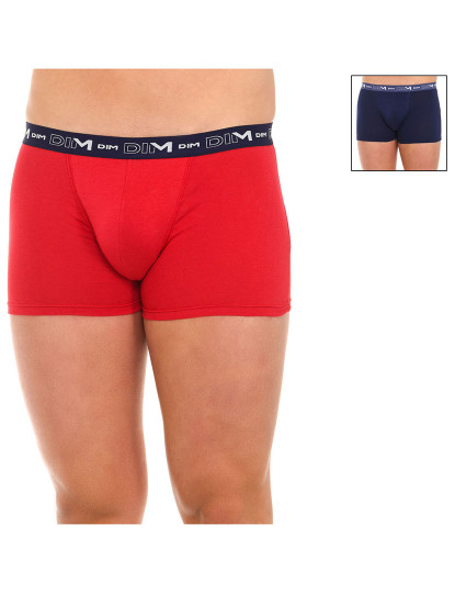 imagem de Pack 2 Boxers Cotton Streech Homem Azul Marinho e Vermelho15