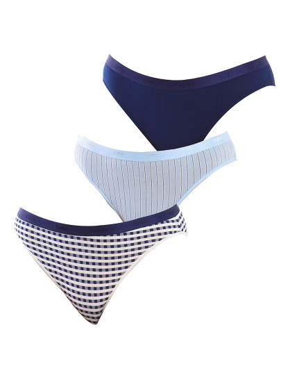 imagem de Cueca Senhora Branco e Navy1