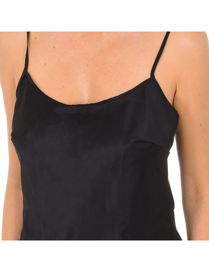 imagem de Tank Top Lovable Cetim Senhora Preto3