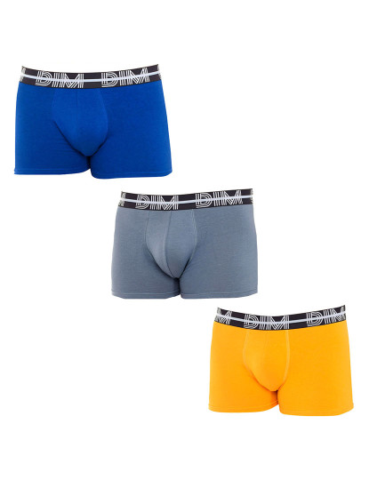 imagem de Pack 3 Boxers Coton Pawerful Homem Azul, Mostarda e Cinza1