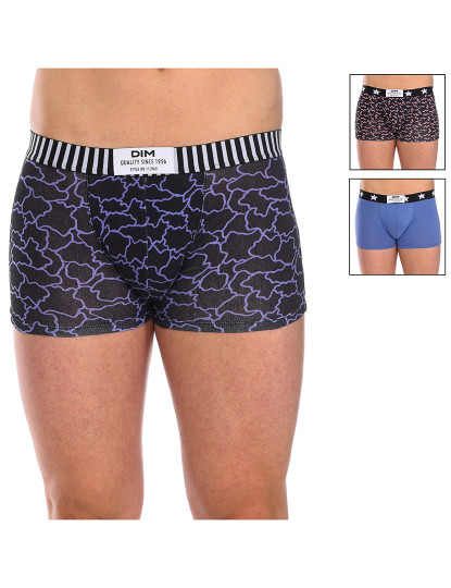 imagem de Pack 3 Boxers Homem Preto e azul 6