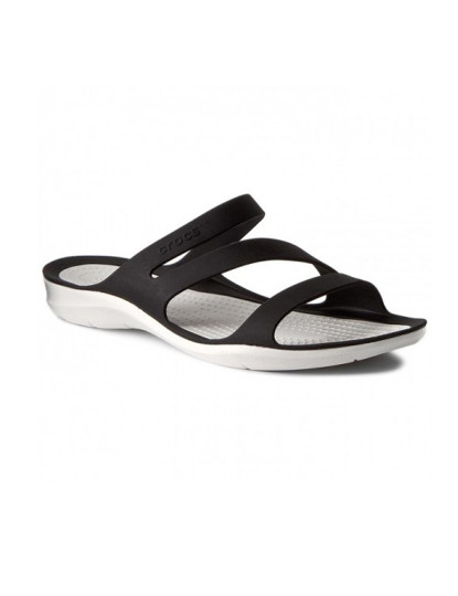 imagem de Crocs Swiftwater Sandal W Preto e Branco1